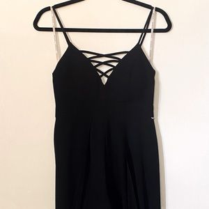 Black Shorts Jumpsuit